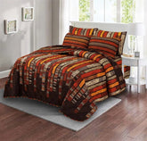 7 Pcs Quilted Comforter Set CC  211